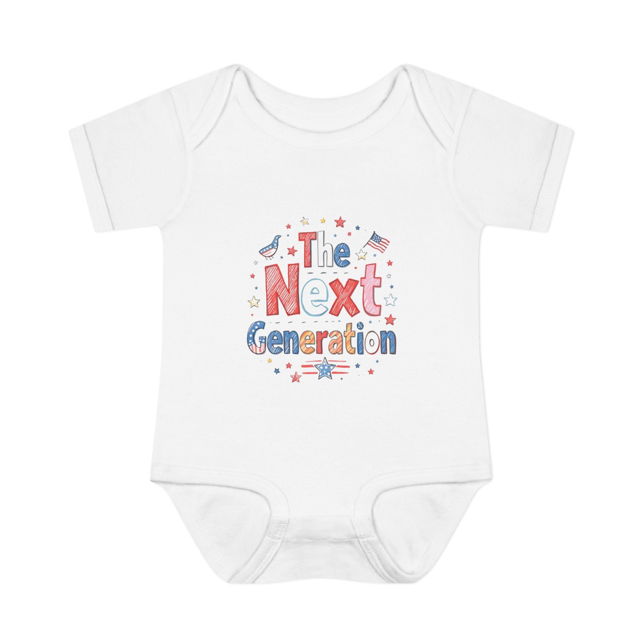 The Next Generation Baby Onesie 🇺🇸 | America 250 Infant Bodysuit | Patriotic Baby Outfit