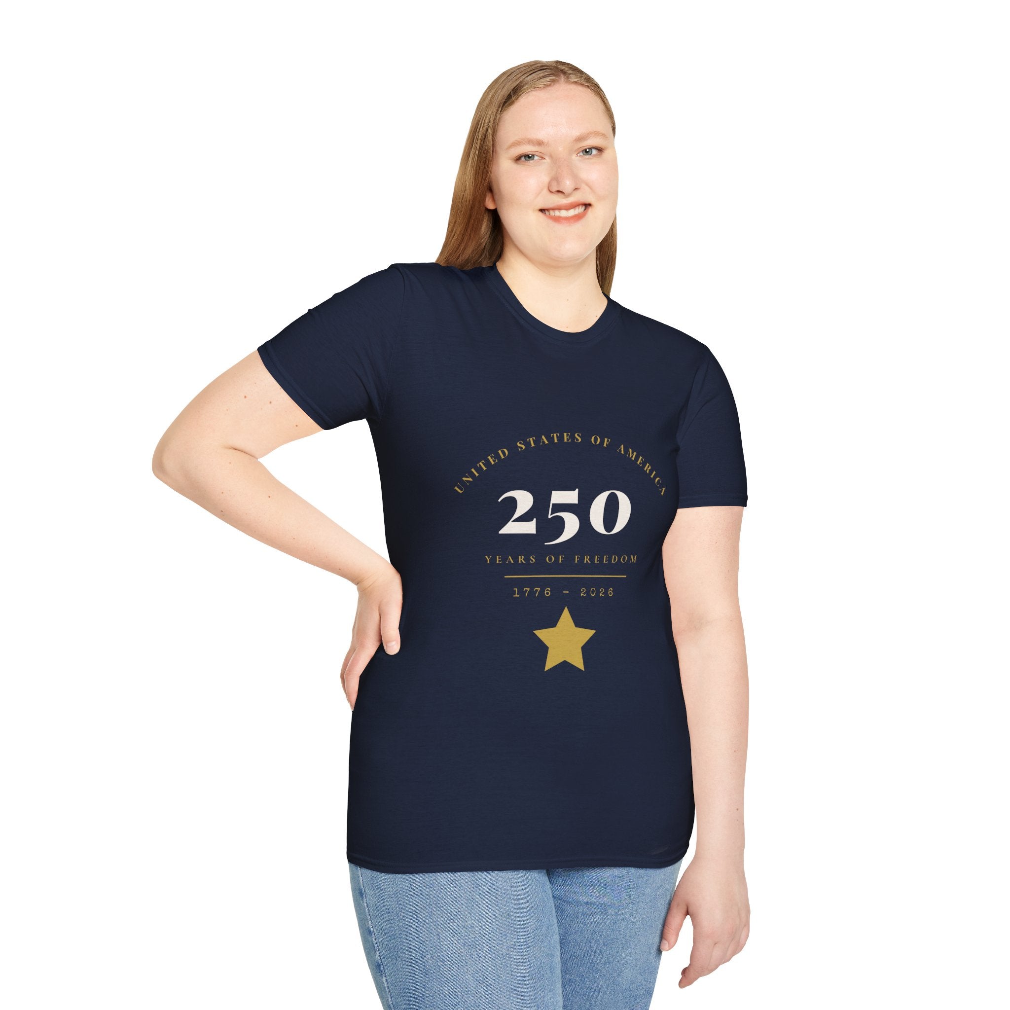 250th Birthday of America T-Shirt — USA Bicentennial Celebration Tee
