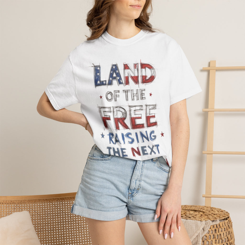 Unisex "Land of the Free" T-shirt, America's 250th Birthday,