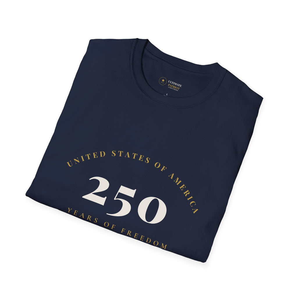 250th Birthday of America T-Shirt — USA Bicentennial Celebration Tee