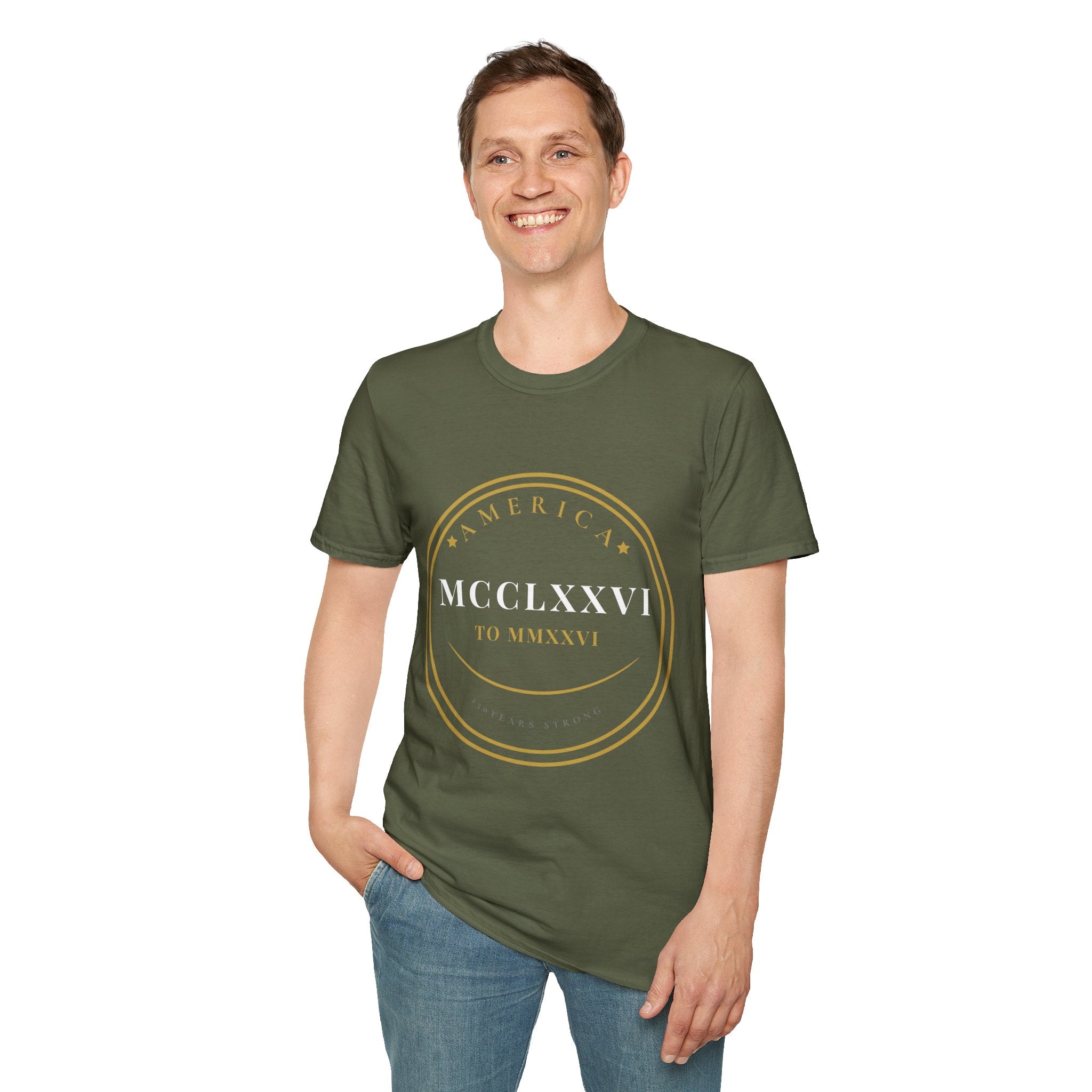 America 250th Anniversary T-Shirt — Roman Seal 1776–2026