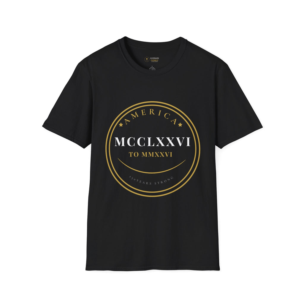 America 250th Anniversary T-Shirt — Roman Seal 1776–2026