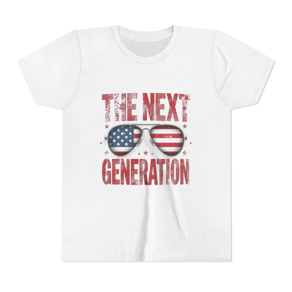 The Next Generation Tee 🕶️🇺🇸 | Youth & Teen Patriotic Shirt | America 250 Streetwear Tee
