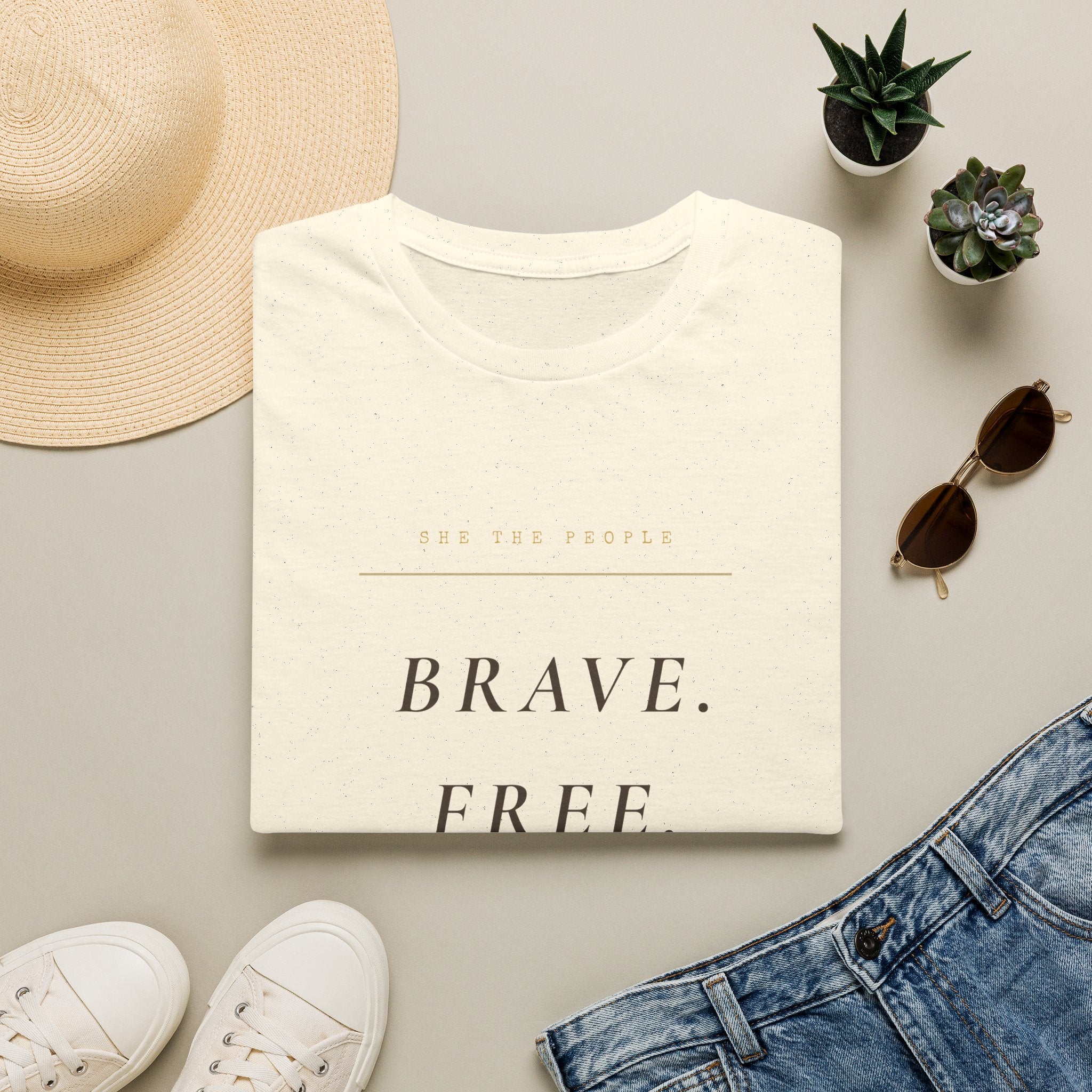 Brave, Free, Beautiful - 250th America Tee
