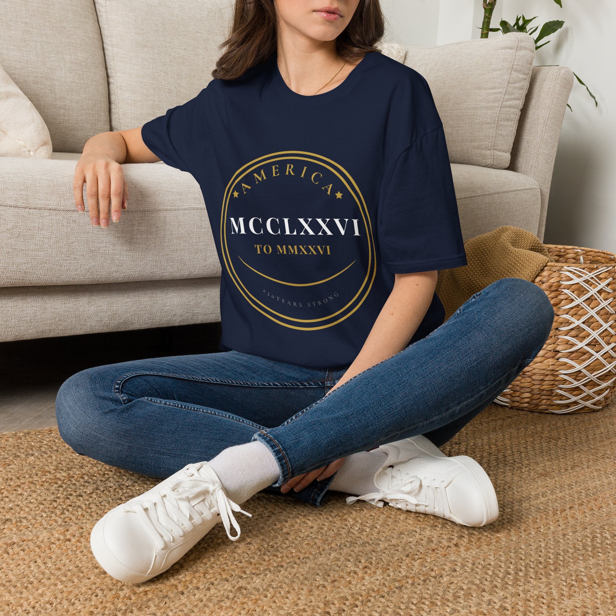 America 250th Anniversary T-Shirt — Roman Seal 1776–2026