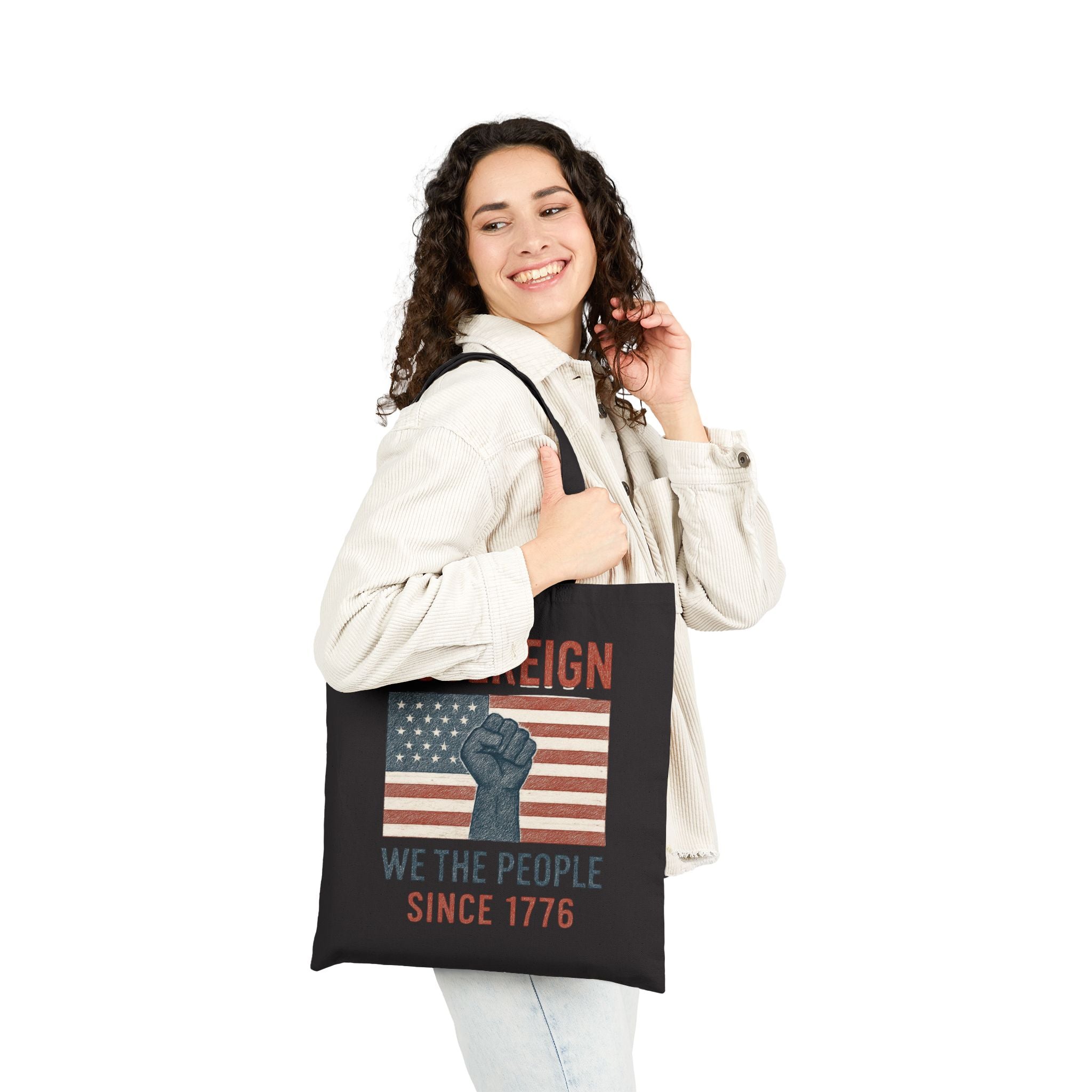 Sovereign We the People Tote — American Pride Cotton Canvas Tote Bag