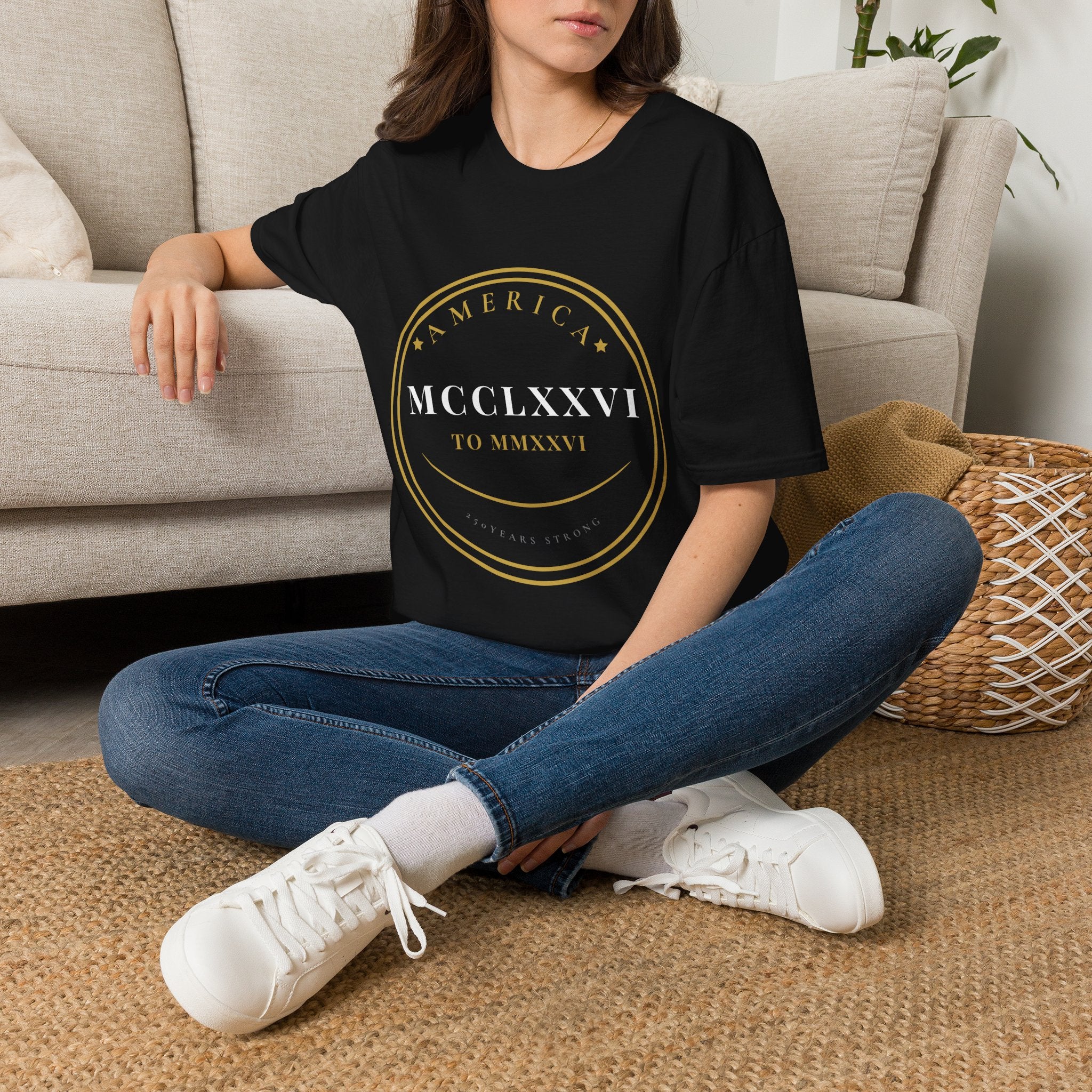 America 250th Anniversary T-Shirt — Roman Seal 1776–2026