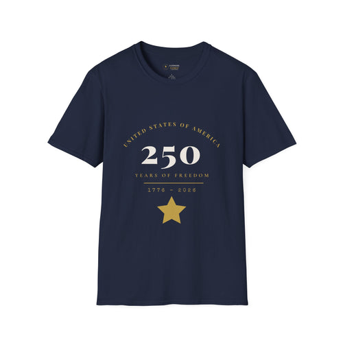 250th Birthday of America T-Shirt — USA Bicentennial Celebration Tee