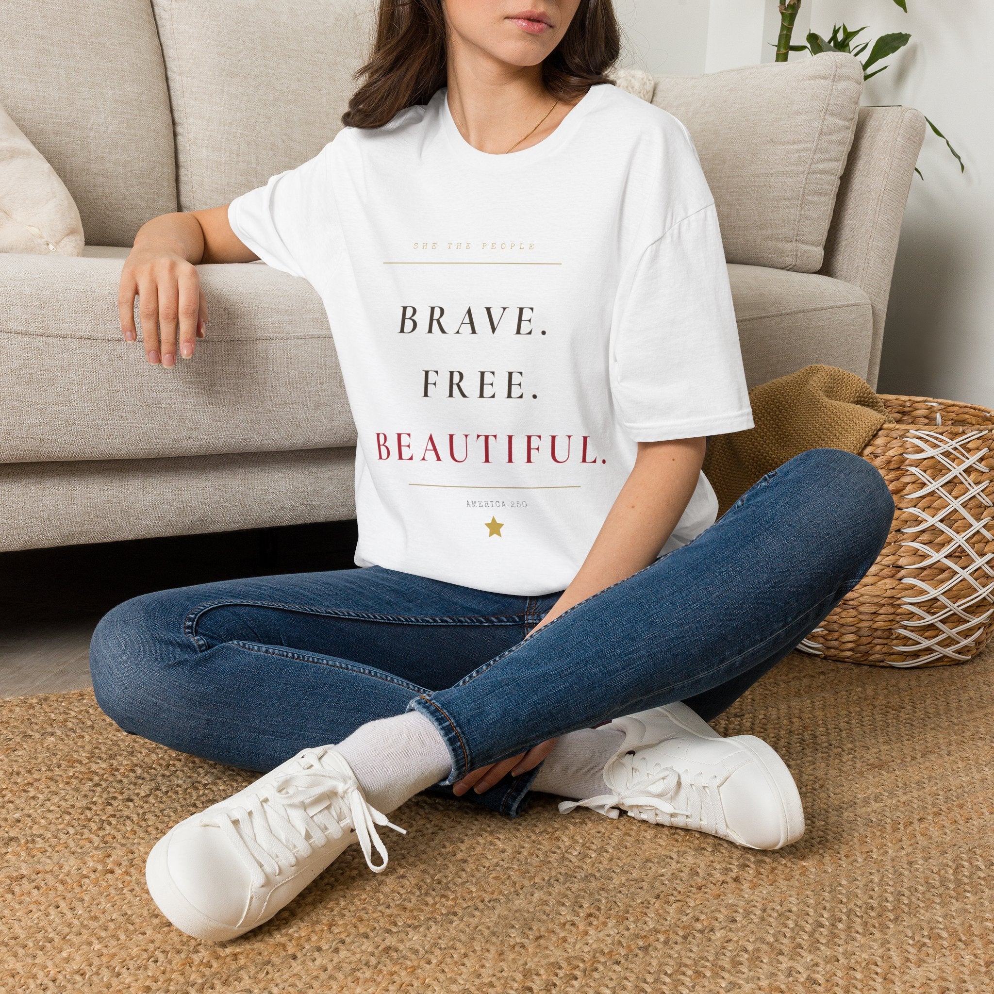 Brave, Free, Beautiful - 250th America Tee