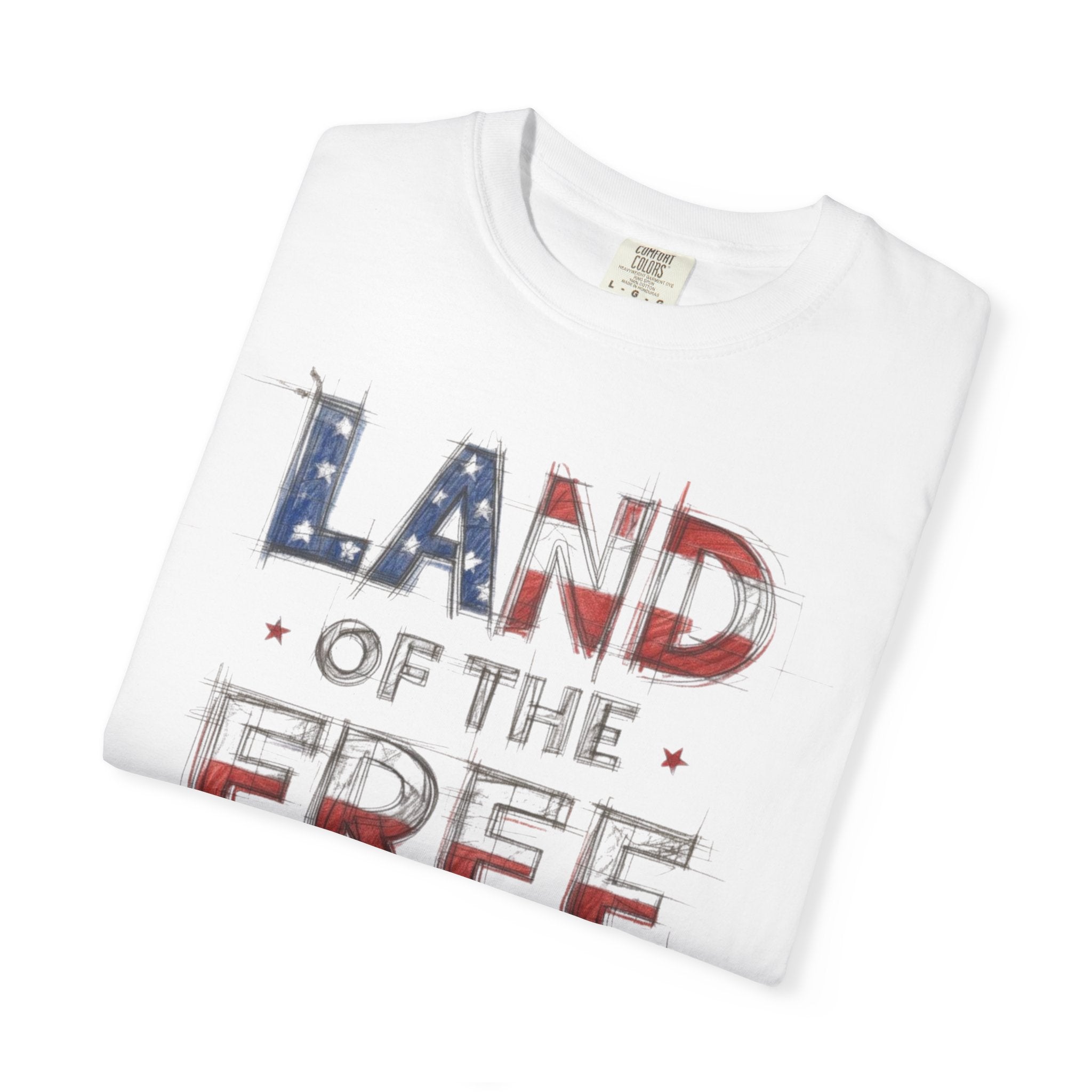 Unisex "Land of the Free" T-shirt, America's 250th Birthday,