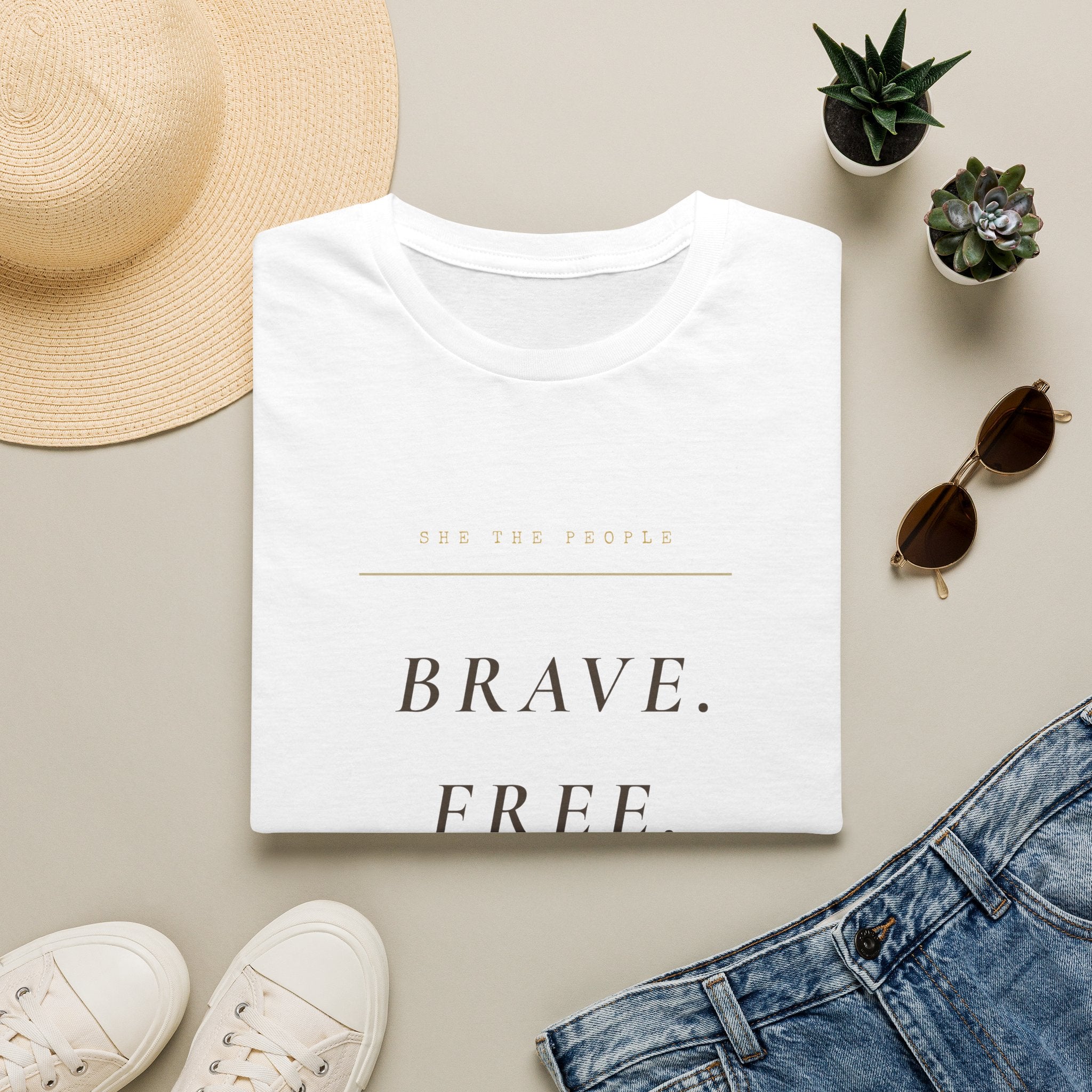 Brave, Free, Beautiful - 250th America Tee