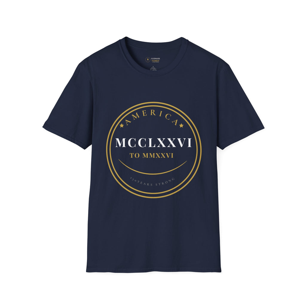 America 250th Anniversary T-Shirt — Roman Seal 1776–2026