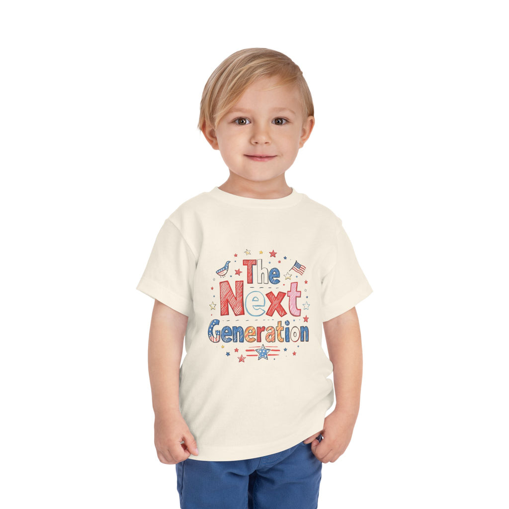 The Next Generation Toddler Tee 🇺🇸 | America 250 Kids Shirt | Patriotic Toddler T-Shirt