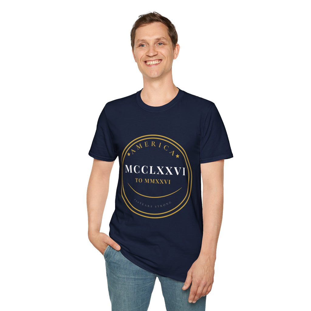America 250th Anniversary T-Shirt — Roman Seal 1776–2026
