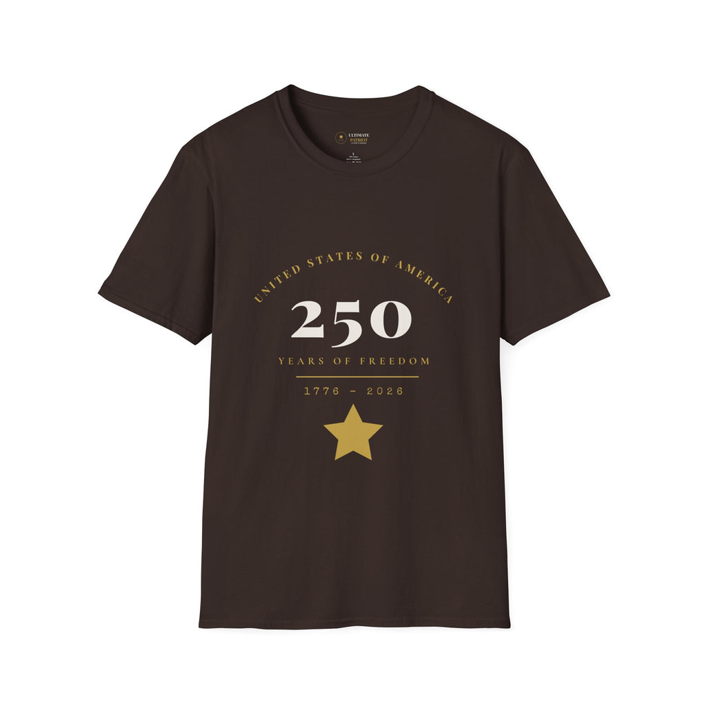 250th Birthday of America T-Shirt — USA Bicentennial Celebration Tee