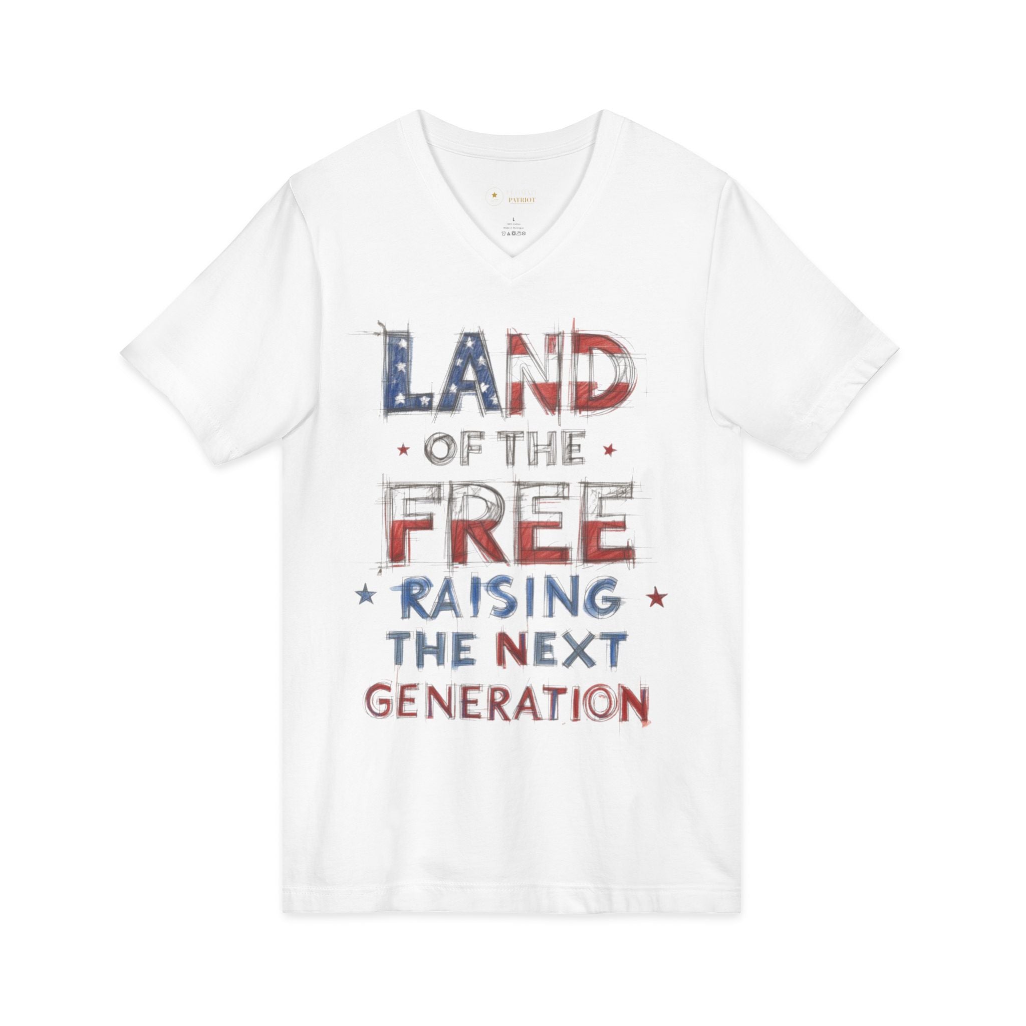 America's 250th Birthday T-shirt, Land of the Free, Unisex T-shirt