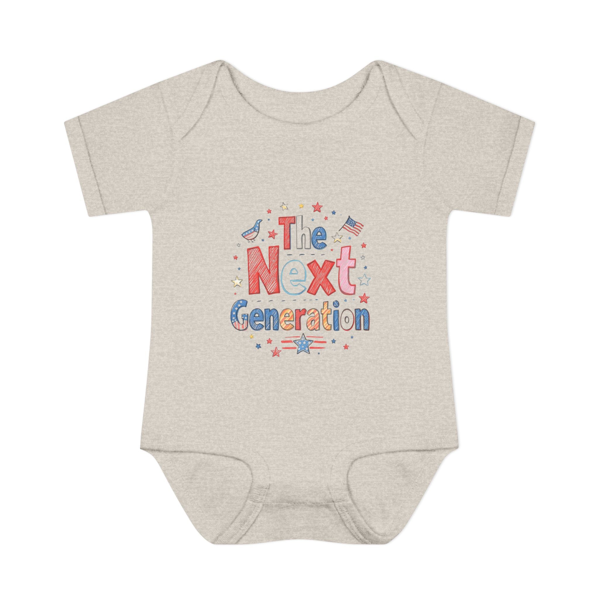 The Next Generation Baby Onesie 🇺🇸 | America 250 Infant Bodysuit | Patriotic Baby Outfit