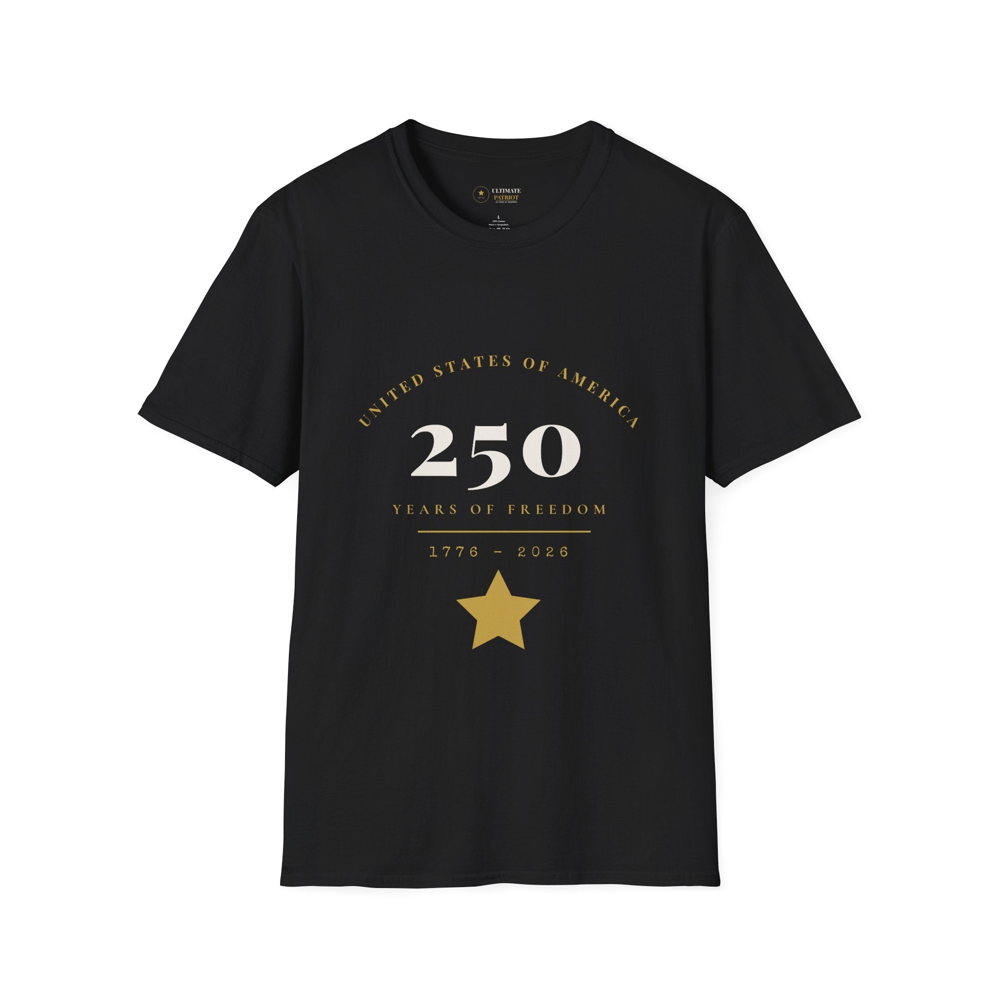 250th Birthday of America T-Shirt — USA Bicentennial Celebration Tee