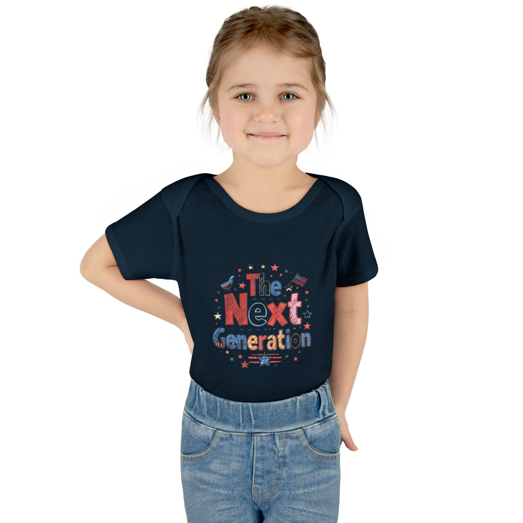 The Next Generation Baby Onesie 🇺🇸 | America 250 Infant Bodysuit | Patriotic Baby Outfit