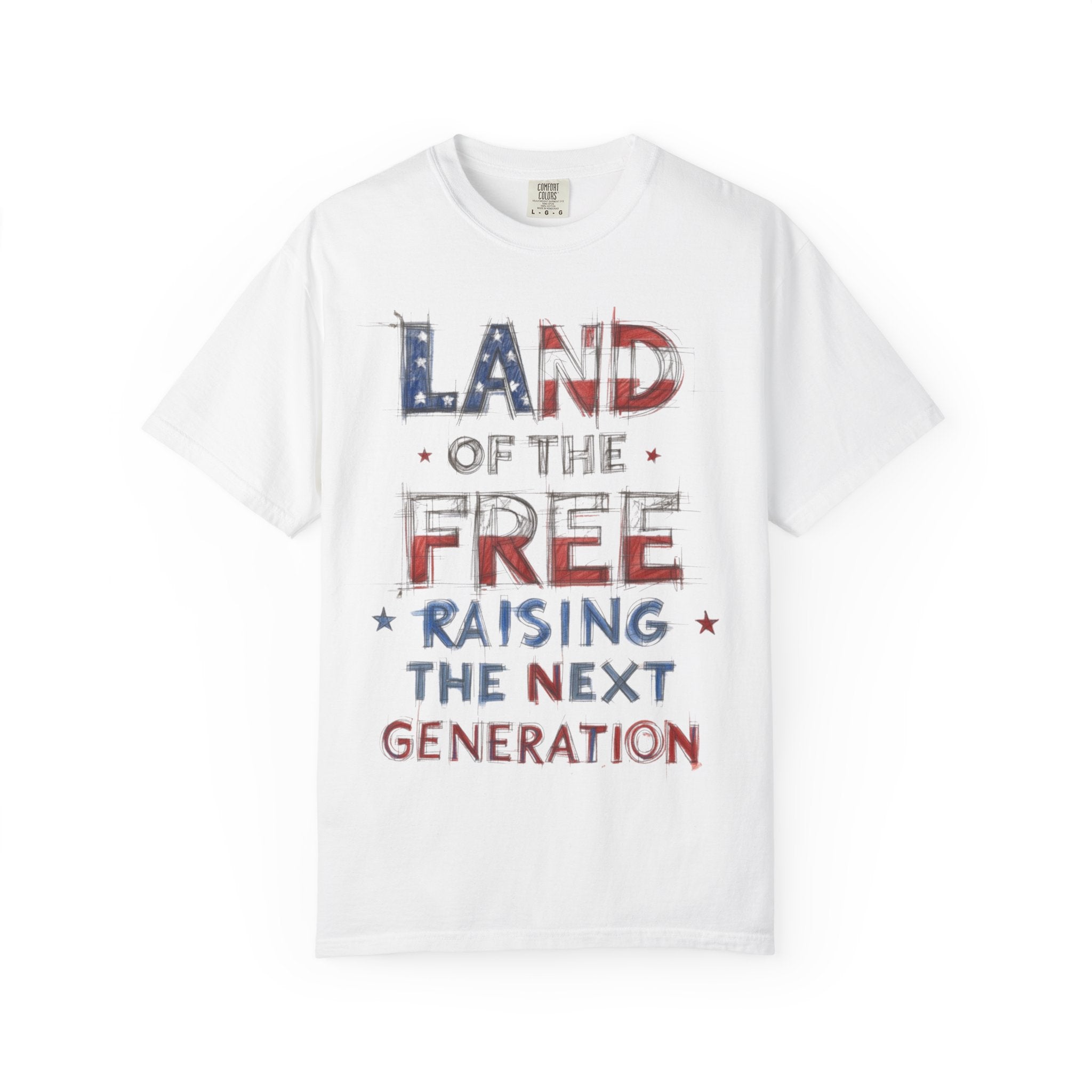 Unisex "Land of the Free" T-shirt, America's 250th Birthday,