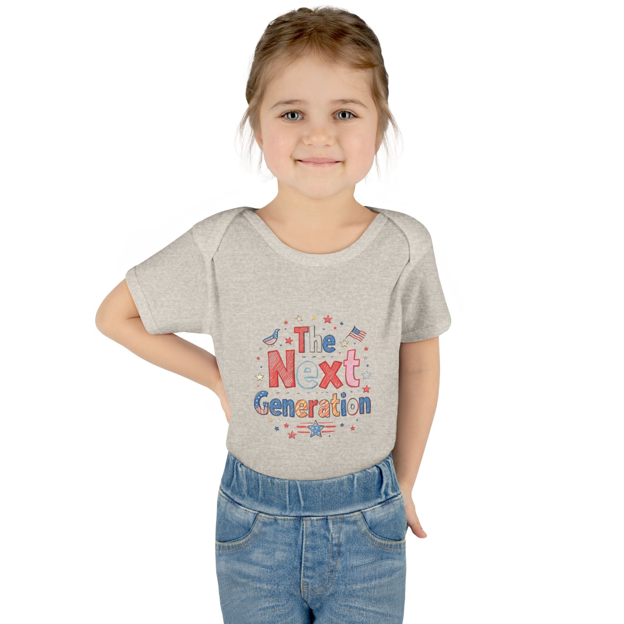 The Next Generation Baby Onesie 🇺🇸 | America 250 Infant Bodysuit | Patriotic Baby Outfit