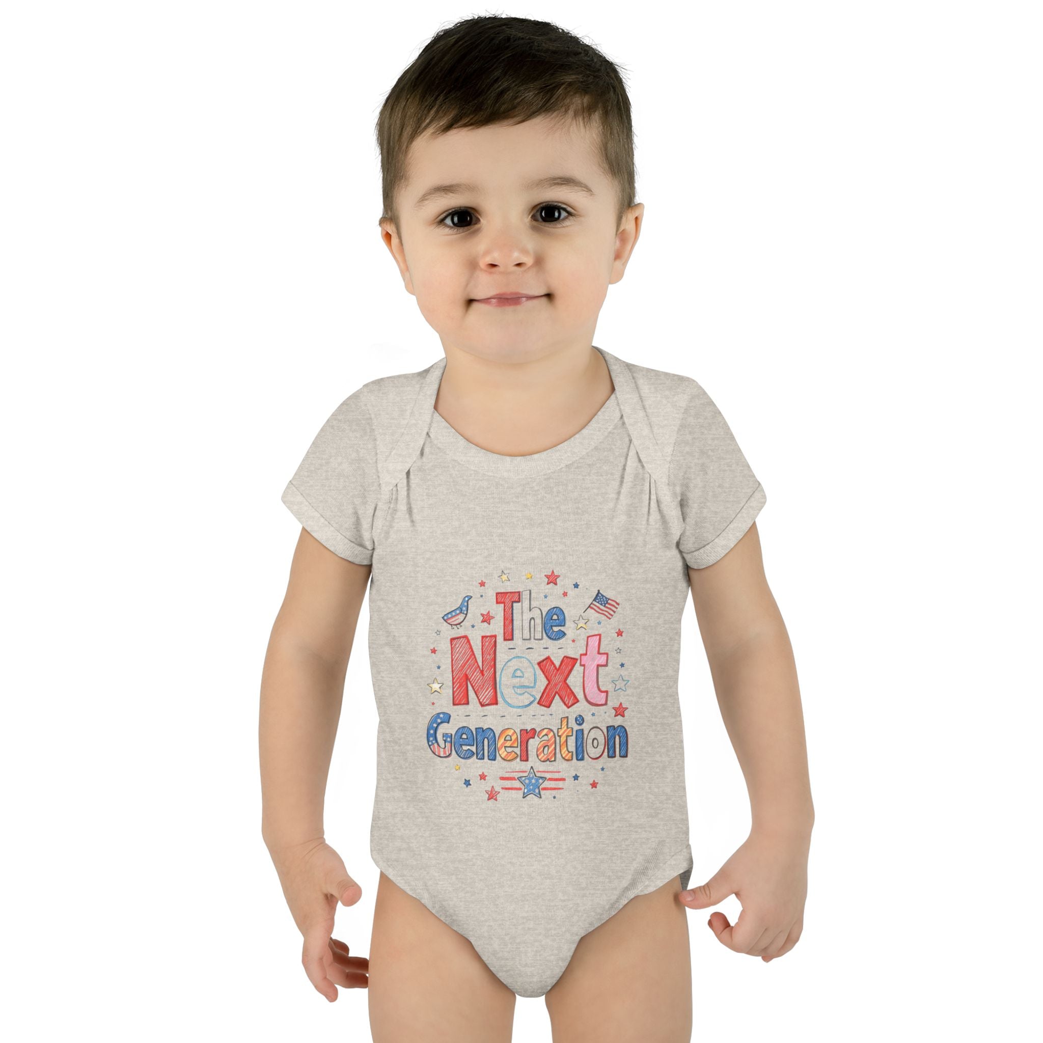 The Next Generation Baby Onesie 🇺🇸 | America 250 Infant Bodysuit | Patriotic Baby Outfit