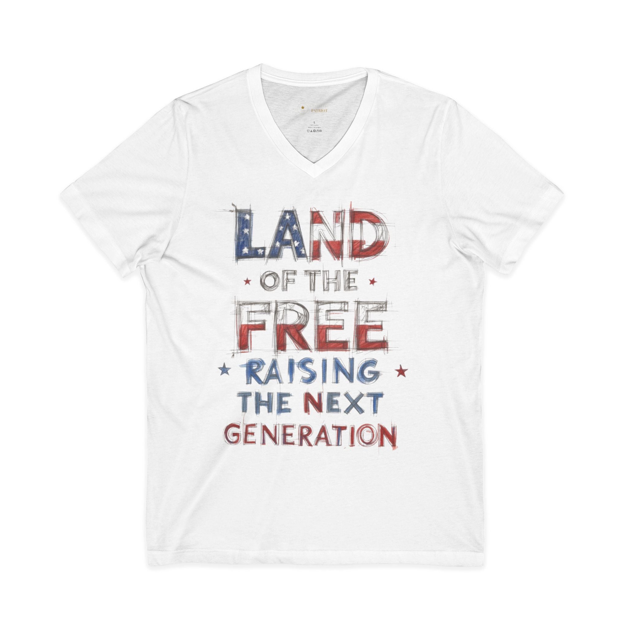 America's 250th Birthday T-shirt, Land of the Free, Unisex T-shirt