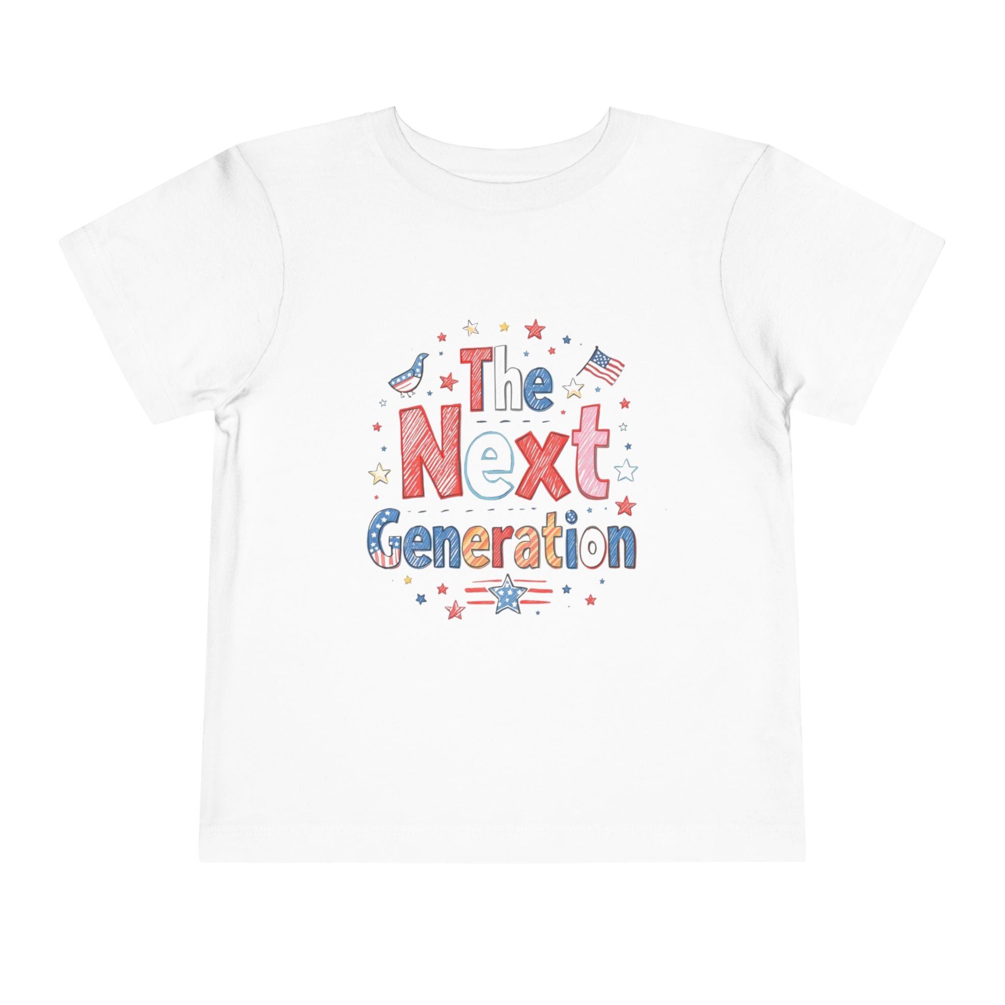 The Next Generation Toddler Tee 🇺🇸 | America 250 Kids Shirt | Patriotic Toddler T-Shirt