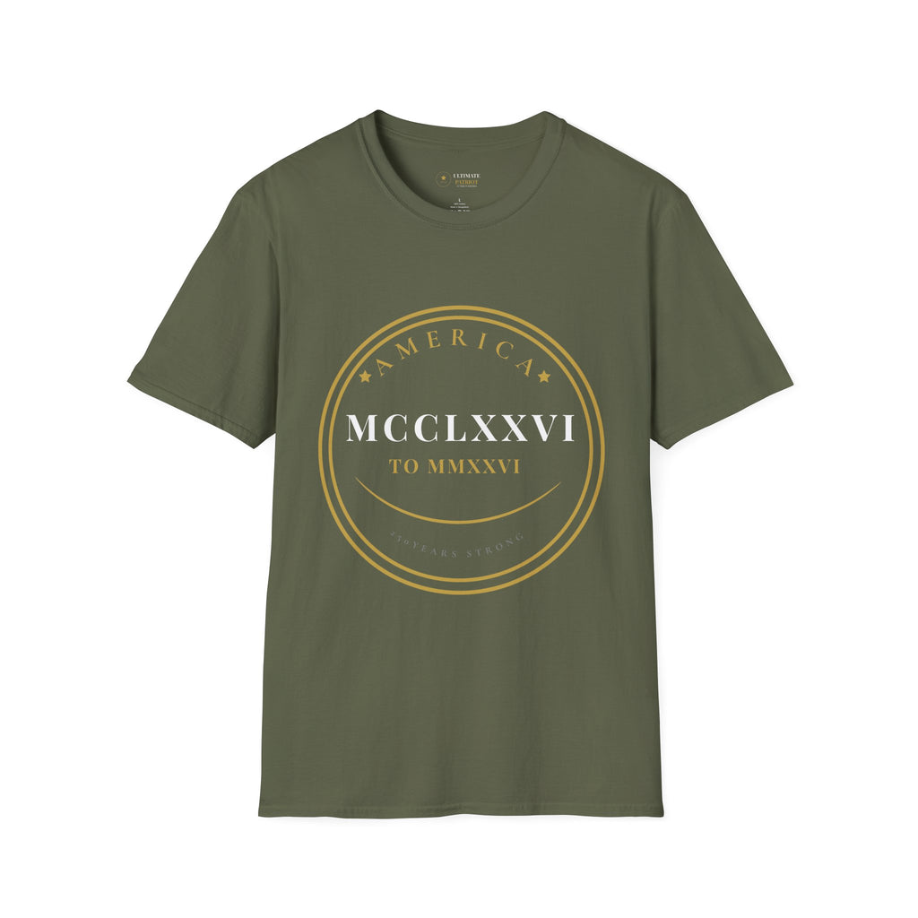 America 250th Anniversary T-Shirt — Roman Seal 1776–2026